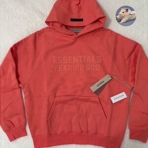 Fear of God Men Essential Men Coral Hoodie NWT all sizes available